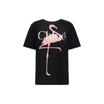 Chloé Black Cotton T-shirt