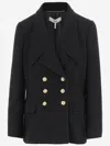 Chloé Black Double-breasted Tailored Blazer