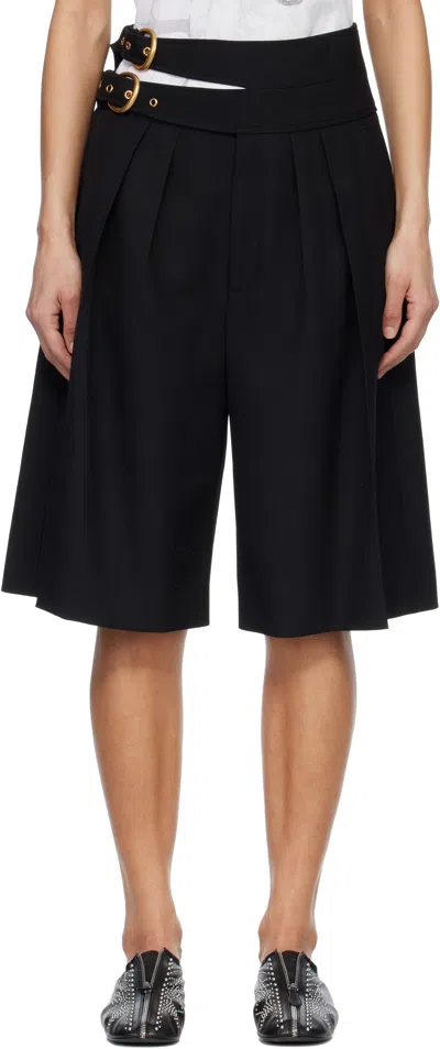 Chloé Black Double Waistband Shorts