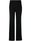 Chloé Low-waisted Tailored Trousers In Black