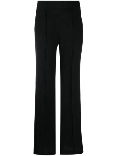 CHLOÉ BLACK FLARE LEG TROUSERS