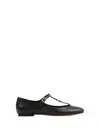 Chloé Chloe Leather Marcie Ballerina Flats In Black