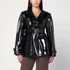 Chloé Black Glossy Cotton Canvas Jacket