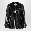 Chloé Black Glossy Cotton Canvas Jacket Women