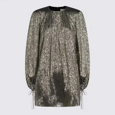 CHLOÉ BLACK GOLD MINI DRESS
