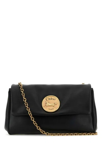 CHLOÉ BLACK HERITAGE SHOULDER BAG
