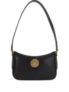 Chloé Black Horse Medal Shoulder Bag In Black
