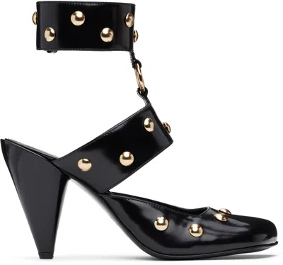 Chloé Jade 90 Studded Leather Pumps In Black