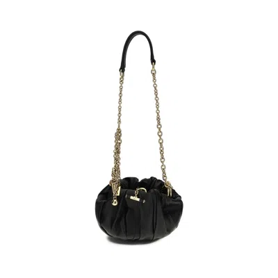 Chloé Black Lamb Ovis Aries Aries Shoulder Women's Bag