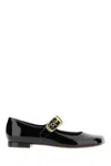 Chloé Black Calfskin Ballet Flats In Black