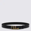 Chloé Iconic Leather Belt Adjustable Length In Black