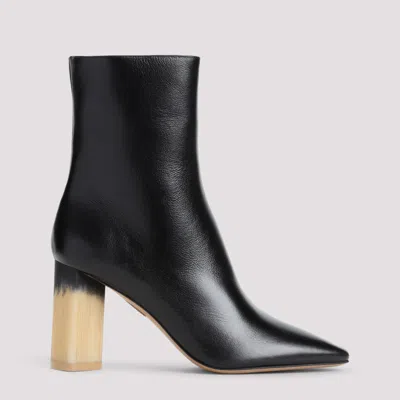 CHLOÉ BLACK LEATHER BOOTS