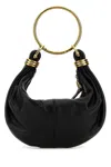 Chloé Tapestry Blue Leather Bracelet Handbag