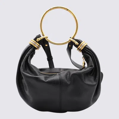 CHLOÉ CHLOÉ BLACK LEATHER BRACELET HOBO BAG
