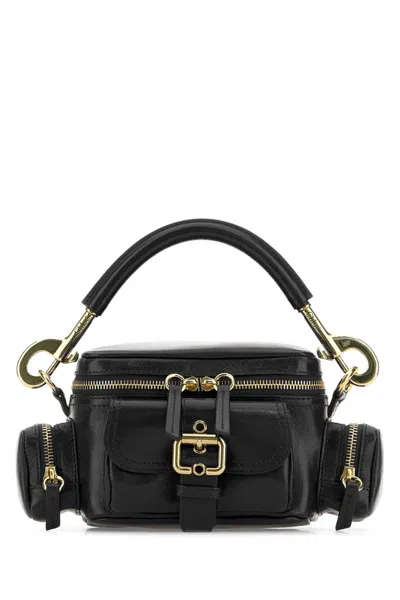 CHLOÉ BLACK LEATHER CAMERA BAG CROSSBODY BAG