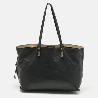 Pre-owned Chloé Black Leather Dylan Shopper Tote