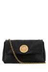 Chloé Black Leather Heritage Shoulder Bag In Black
