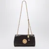 Chloé Copy Heritage Bag Chain Strap Gold-tone Hardware In Black