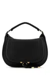 Chloé Black Leather Marcie Shoulder Bag In Black