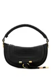 Chloé Mini Marcie Shoulder Bag In Soft Leather In Black