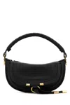 Chloé Mini Marcie Shoulder Bag In Soft Leather In Black