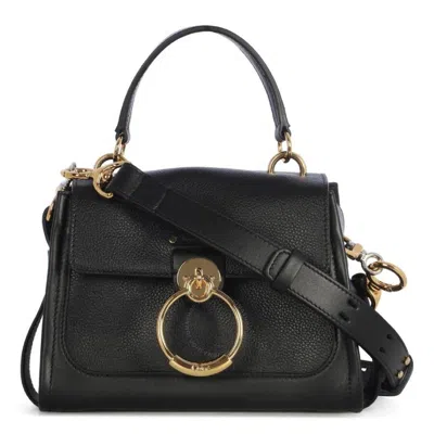 Chloé Black Mini Tess Day Bag