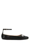 Chloé Misty Leather Ballerinas For Women In Black