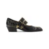 Chloé Chloe Elegant Pumps With Leather Construction And 4cm Heel Height In Black