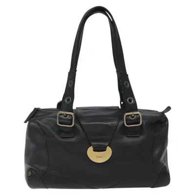 Pre-owned Chloé Black Leather Shoulder Bag ()