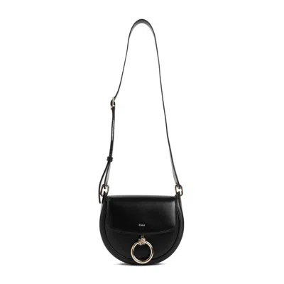 Chloé Black Leather Small Arlene Crossbody Bag