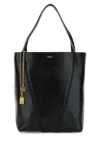 Chloé Small Spin Tote In Grained Leather Bags In Black