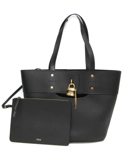 Chloé Black Leather Tote (authentic Pre-loved)
