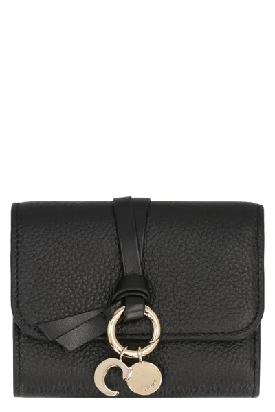 Chloé Black Leather Wallet