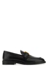 Chloé Marcie Black Brushed Calf Leather Loafer In Black