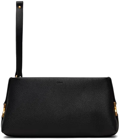 Chloé Black Marcie Pouch In 001 Black