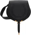 Chloé Black Medium Marcie Saddle Bag In Black