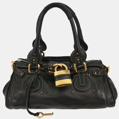 Pre-owned Chloé Black Paddington Handbag