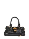 Chloé Black Paddington Shoulder Bag In Pattern