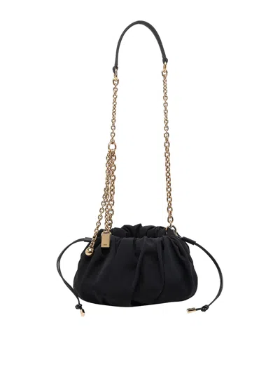 Chloé Black  Pliss Shoulder Bag