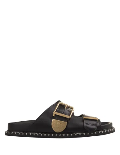 Chloé Black Rebecca Sandals