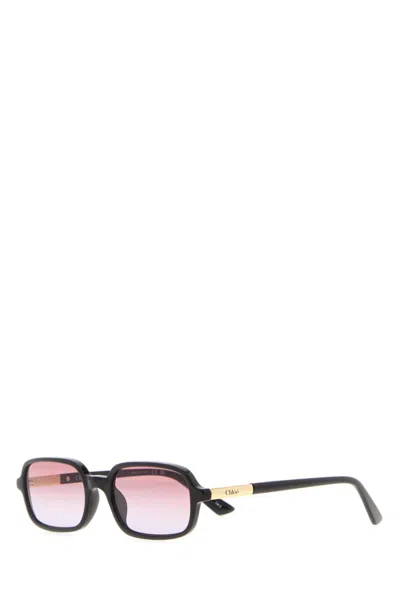 Chloé Black Acetate Judy Sunglasses