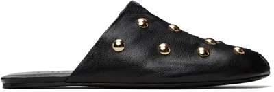 Chloé Black Rita Mule Loafers