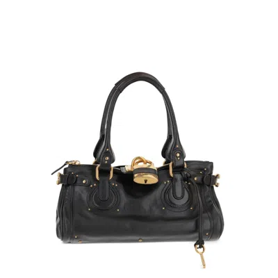 CHLOÉ CHLOÉ BLACK SHOULDER BAGS WOMEN