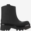 Chloé Rubber Solid Color Ankle Boots With Heel 6cm In Black