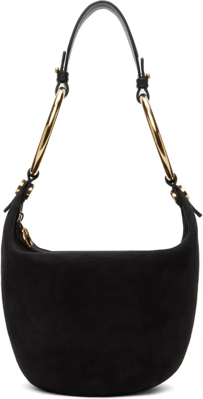 Chloé Black Small Bracelet Bag In 001 Black