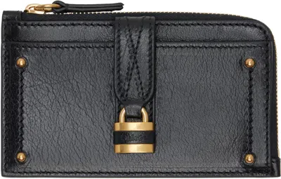 Chloé Black Small Paddington Card Holder