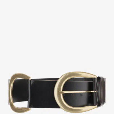 CHLOÉ BLACK SOLID THE CHLOE ANITA BELT