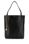 Chloé Black Spin Tote Bag In Black