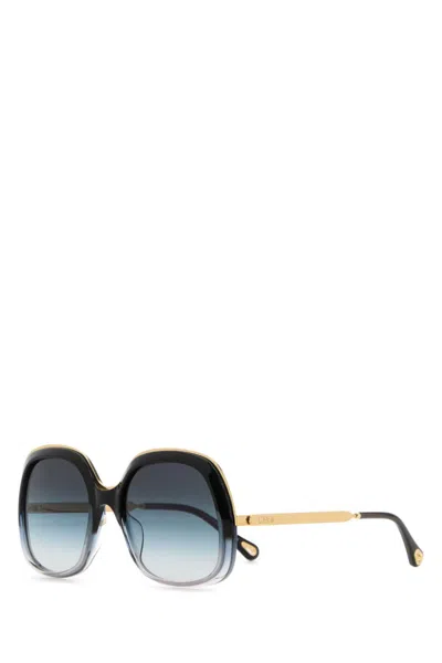 CHLOÉ BLACK SQUARE SUNGLASSES