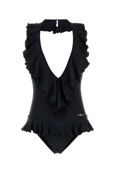 Chloé Chloe Black Stretch Nylon Swimsuit